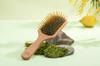 Paddle Golden 24K Scalp Beautiful Shiny Ahara/YUAN Brush, Comb, Plated, Comb, Luxury, Hair,