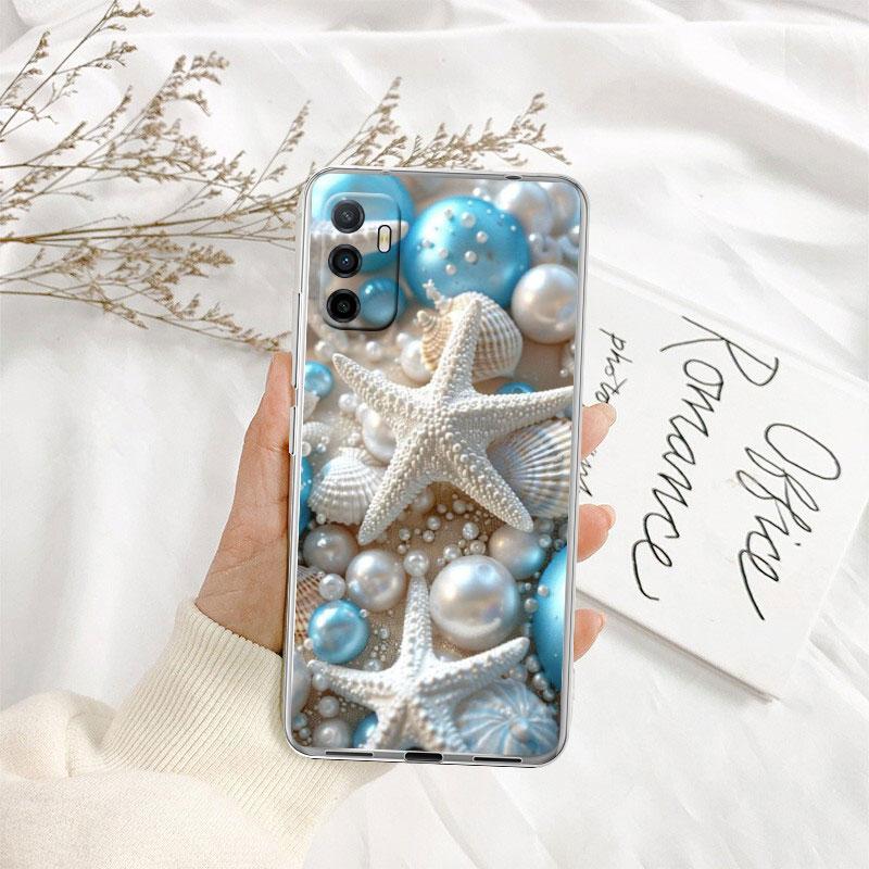 IK25 Conch Starfish Phone Case for Motorola Moto E13 E15 E20 E22 E22I E22S E30 E32 E40 E7 E7I G Plus Power Play Stylus G22 G14