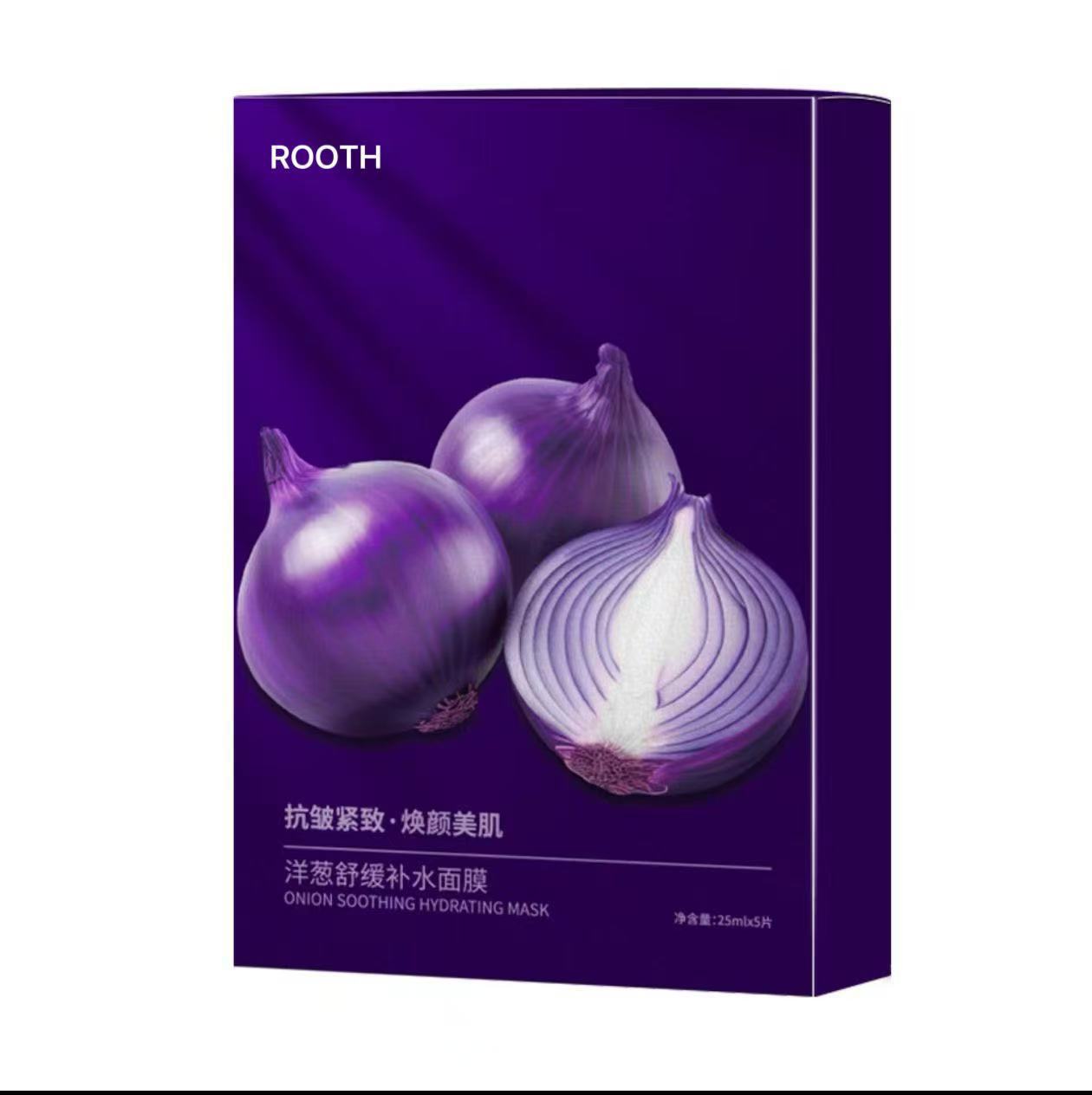 Луковая маска Фиолетовая эссенция Увлажняющая Тонизирующая Осветляющая Следы от акне Восстанавливающая Луковая Увлажняющая Успокаивающая Маска