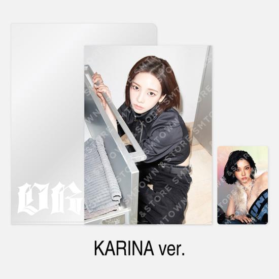 aespa Dirty Work Postcard + Hologram Photo Card Set