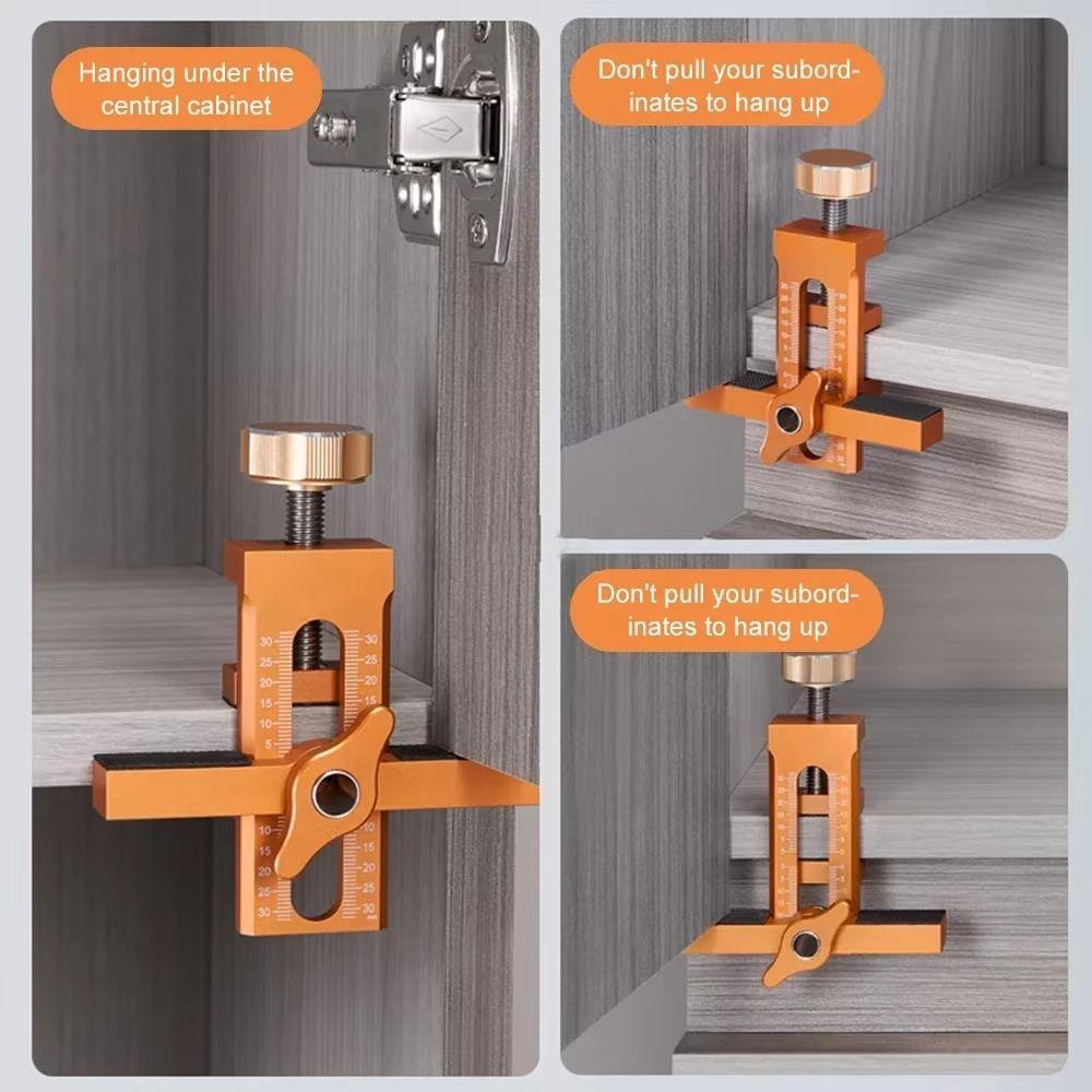 Quick Positioning Cabinet Door Panel Installation Jig  Closet Door Mounting