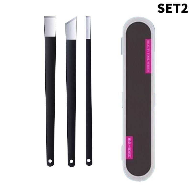 Sada nožů na pedikúru s nástroji na zastřihování nehtů k odstranění odumřelé kůže Škrabka na domácí opravu artefaktů v rýhách nehtů na nohou