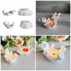 Candle Holder Silicone Mold Candle Bracket Molds Bear Shape Handmade Art Supplies Suitable for Making Candle Holder