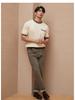 Men's Slim Fit Short Sleeve Color Block Pocket Knit T-Shirt - Summer Casual Trendy Wear