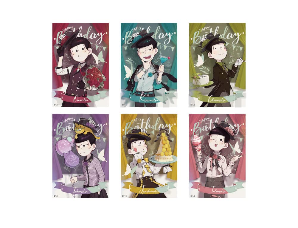 

Osomatsu-san x mixx garden2022 x Akakura Trading Canvas Cards (Box of 5)