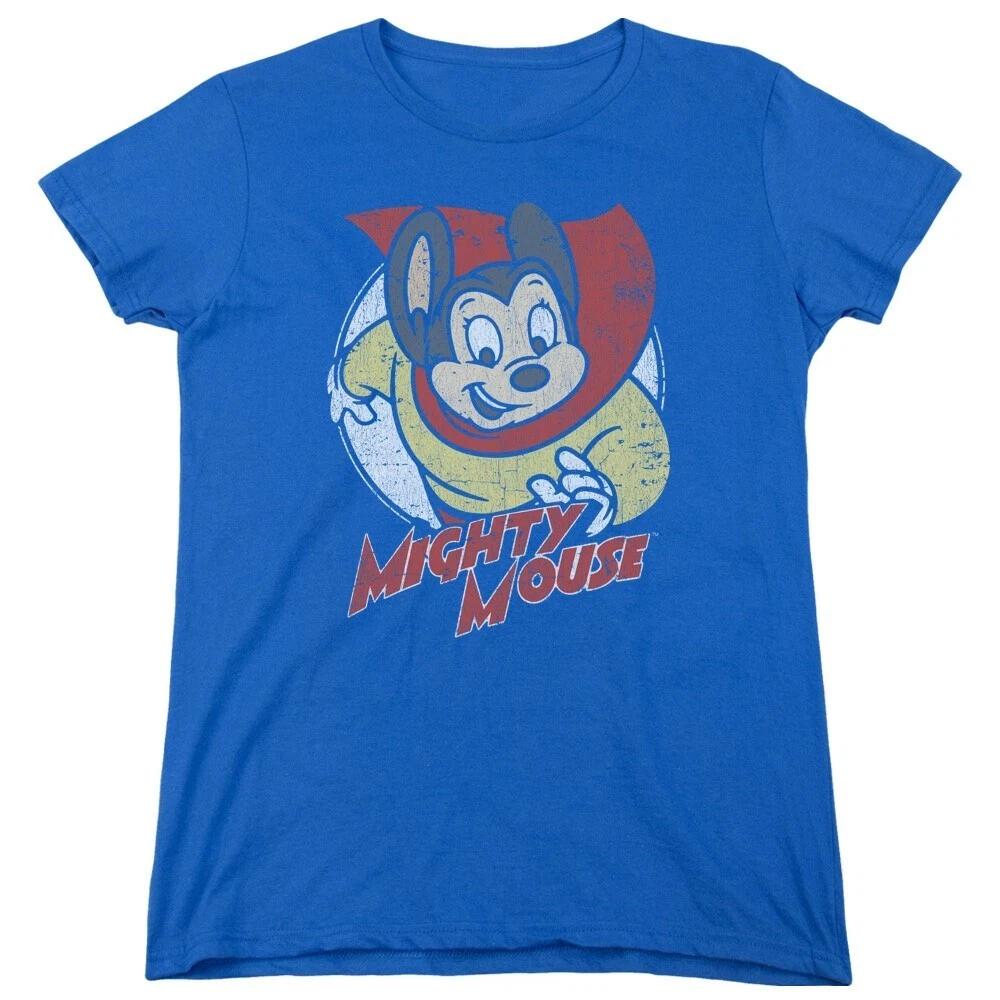 Mighty Mouse  Mighty Circle  Women s T-Shirt 4XL