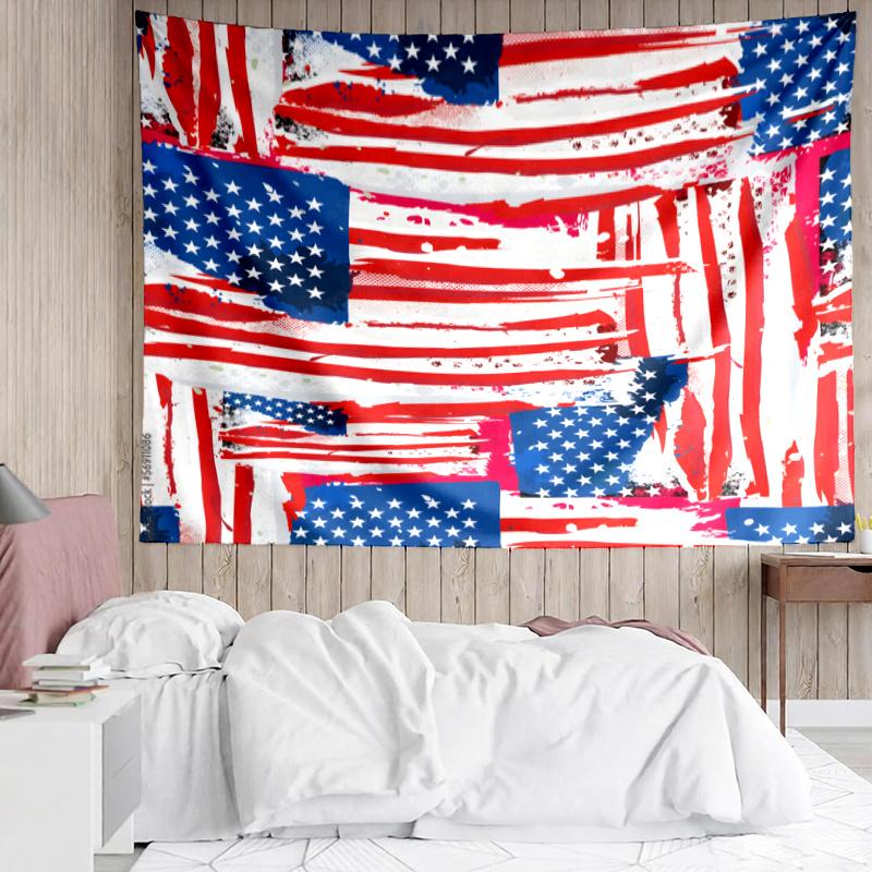 American Flag Wall Hanging Tapestry Wall Cloth Tapestries Decor Wall Bedroom Decoration