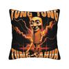 Federa Cuscino Tung Tung Sahur Cartoon Friends Copricuscino Comodo per Sedia Salotto Federe Cuscino Retro Trendy