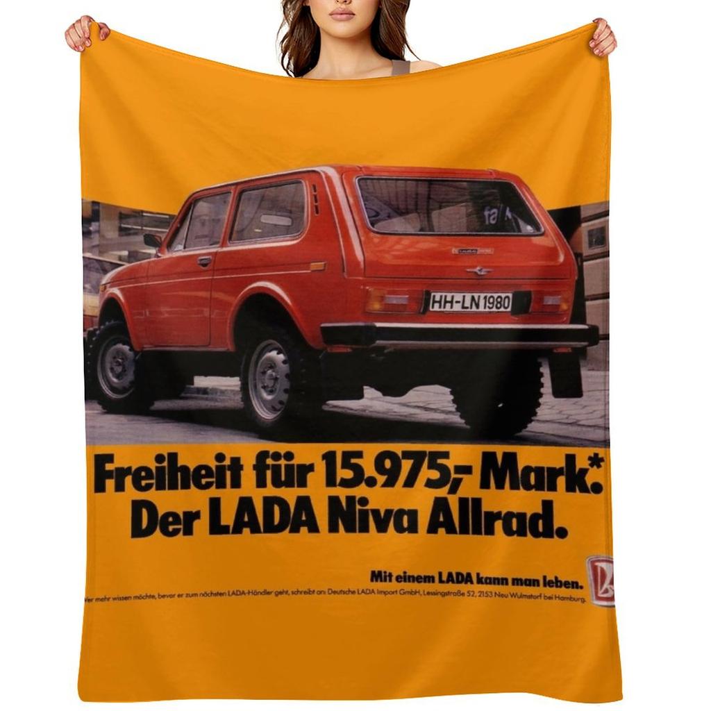 LADA NIVA Přehozová deka Měkká Velká Dětská teplá zimní cosplay anime Deky