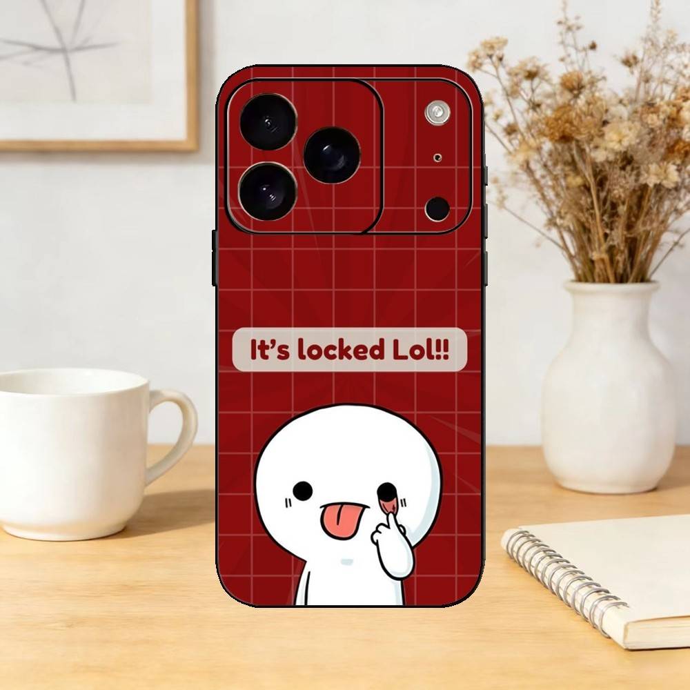 Dont Touch My Phone Phone Case Silicone black Soft For IPhone 17,16,15,14,13,12,11,SE,Plus Pro Max