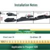 Peugeot 408/408X Multifunctional Frameless Silent Wiper Blade
