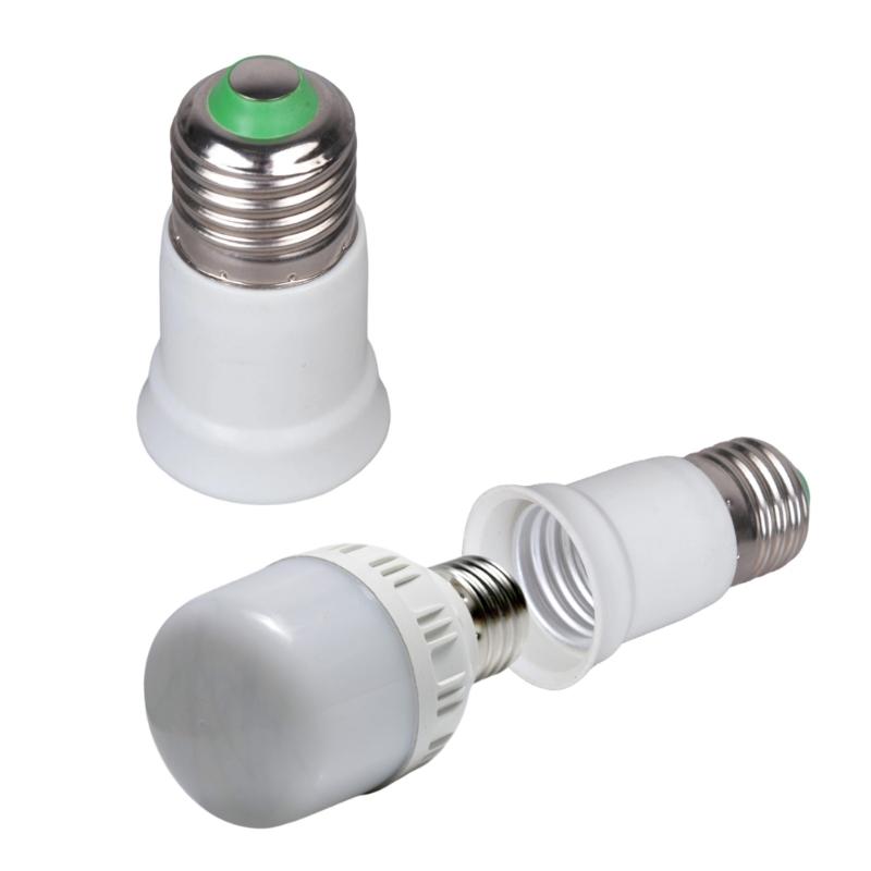 3PCS E27 Lamp Holder Extender 65mm Plastic Metal Base Light Bulb Elongator For Easy Installation Of Light Bulbs
