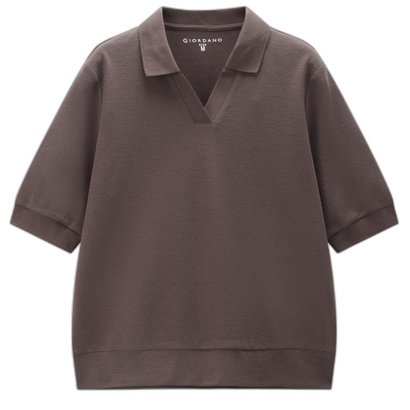 Giordano Women s Cooling V-Neck Polo Shirt L