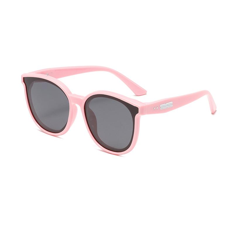 New Large Frame For Boys And Girls, Uv Sunshade, Trendy, Cool Polarized Silicone Children's Sunglasses 23043