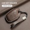 Leather Car Smart Remote Key Case Cover Shell For Roewe RX5 I5 I6 RX3 RX8 ERX5 D6 D7 D5X Durable Anti-Scratch Auto Key Protecter