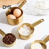Food Grade 4Pcs/Set Measuring Spoons Rust Free Anti Scratch Bakers Chefs Multi Functional Measuring Scoops