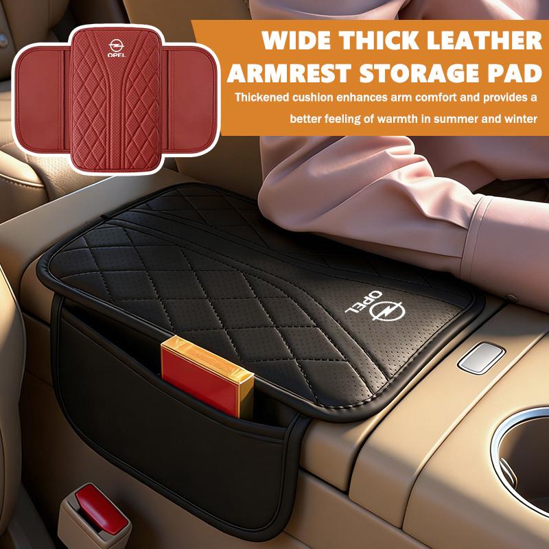 AAAYQ1 For Opel Car Interior Armrest Pad Premium Leather Auto Console Cushion ADAM ASTRA J K CORSA E INSIGNIA MOKKA VIVA Meriva