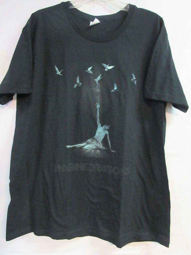 IMAGINE DRAGONS OFFICIAL MERCH BALLARINA BIRDS BAND CONCERT MUSIC  2XL Unisex T-Shirt XXL