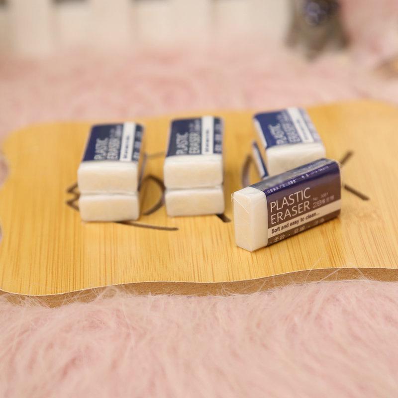 White 2B Eraser - Easy-to-Erase Clean Eraser for Exams and Drawing, Perfect for Primary School Students.