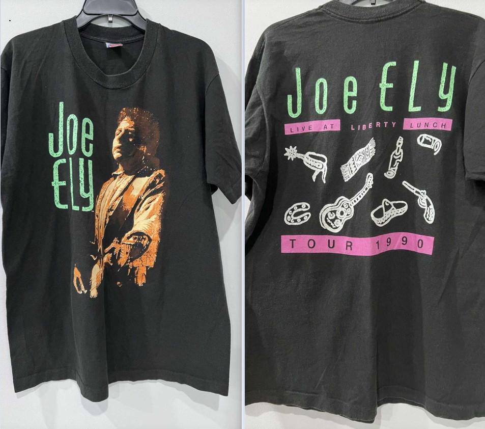 Joe Ely Live At Liberty Lunch Tour Adult Gift TShirt S-2345XL EG294 Unisex T-Shirt S