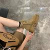 Scarpe Basse Stringate da Donna con Lacci Platform Chunky Stivaletti Autunnali Tendenza Calda 2025 Designer Lusso Nuovi Arrivi Stivaletti alla Caviglia da Donna