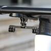 Bicycle Computer Camera Mount Holder Dual Twin Mount Adapter Extended Out Front Bike Mount for Action Camera Bicycle Light
