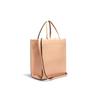 Coach Cashin 14 Logo Leather Tote Bag Women tote Milk-Tea C4828-B4S9W