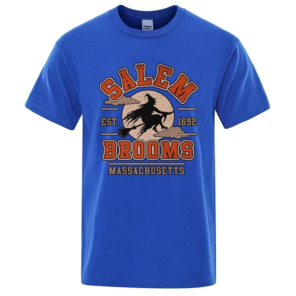 Men's Halloween Fun T-Shirts Summer Casual T-Shirts Crew Neck Pattern Simple Cotton Streetwear Oversized T Shirt Graphic T Shirt