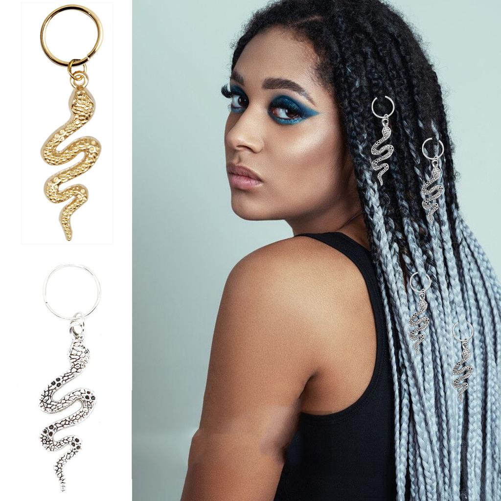 DIY Dreadlocks Schmucksortiment Metall Flecht Haar Dekoration Ringe Anhänger Häkelset