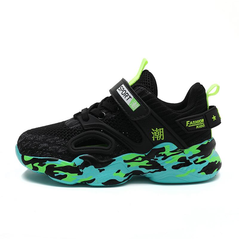 Classmates new sports shoes boys classmates 2025 spring and summer tide brand middle and older children's mesh breathable mesh shoes children's single