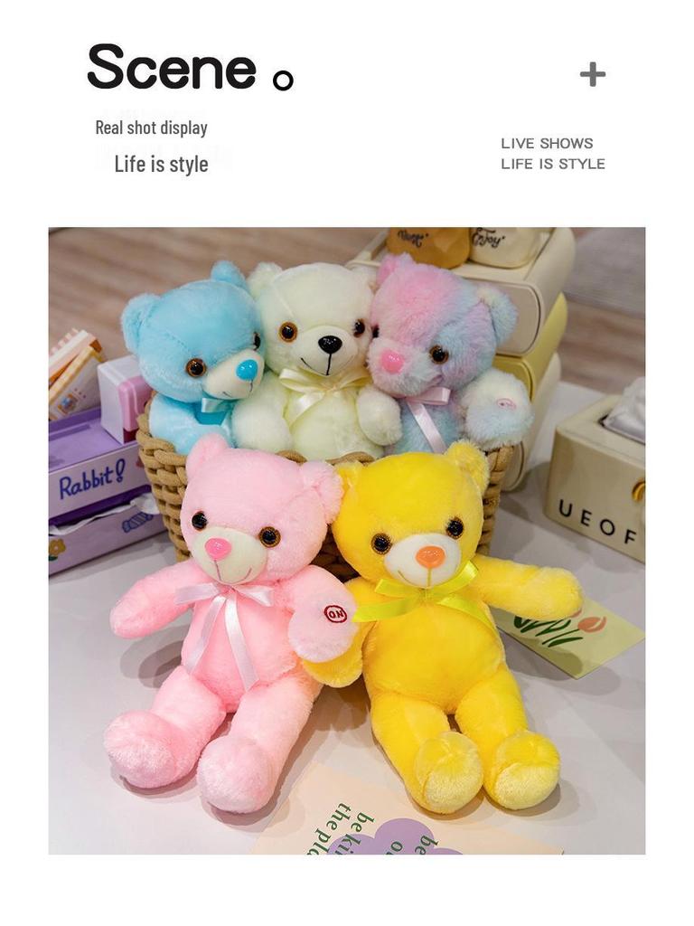 Glowing Luminous Teddy Bear Plush Toy Pillow - Perfect Valentine's Day Gift