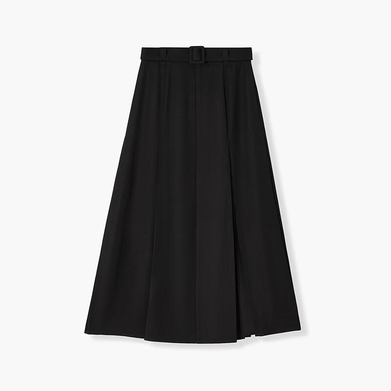 EICHITOO Women's A-Line High-Waist Midi Skirt
