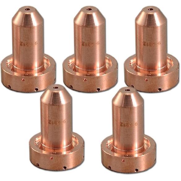 RIVERWELD Plasma Tips 9-8210 60A Cutting Fit Thermal Dynamics SL60 SL100 Plasma Cutter Torch Consumables Parts Pack of 5