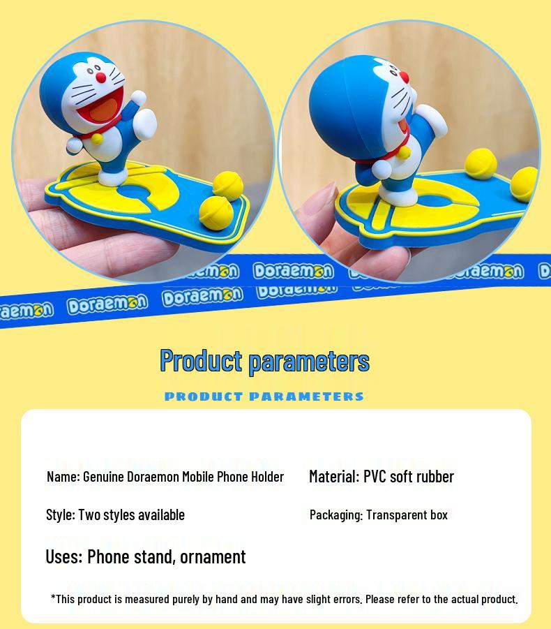Doraemon Cartoon Phone Holder: Creative Desktop Ornament & Gift