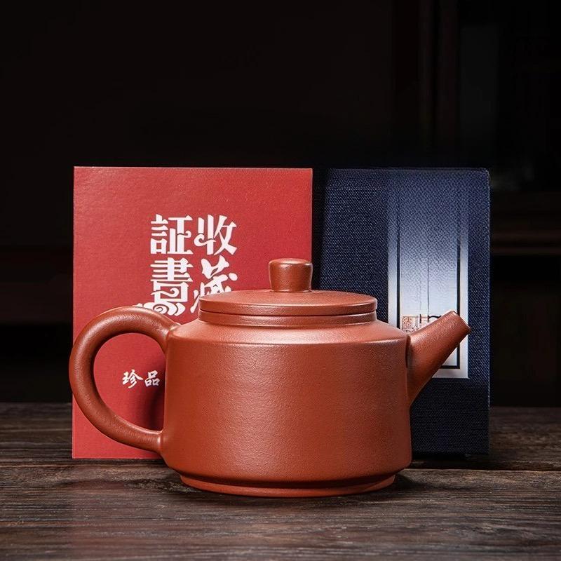 120ML Yixing Purple Clay Teapot 188 Holes Small Capacity Xishi Pot Home Mini Drinkware Handmade Black Tea Puer Pots Decoration