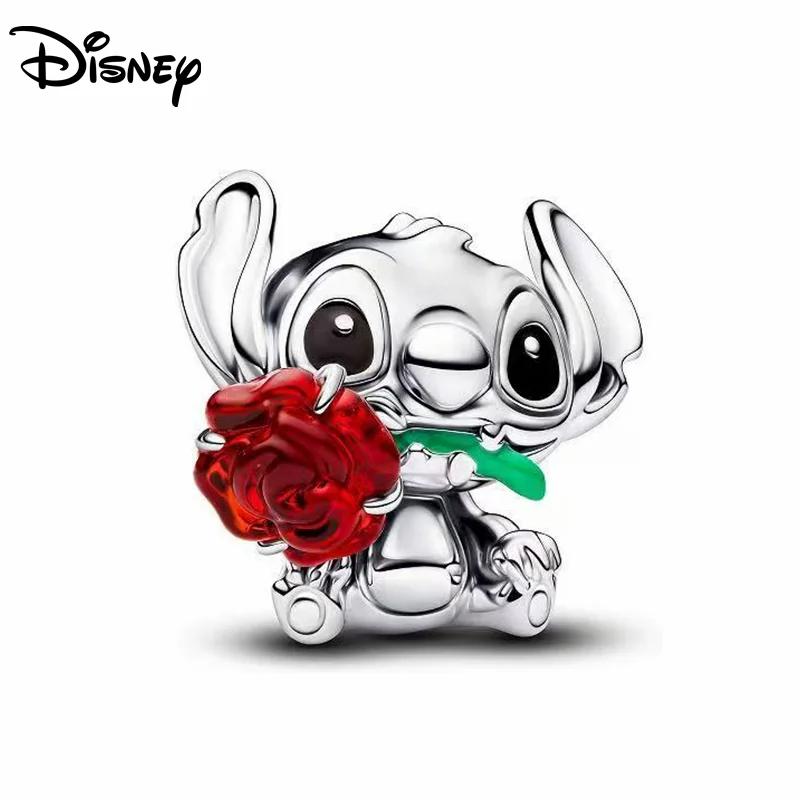 Disney Nový 925 Sterlingové Stříbro Medvídek Pú Steh Tygřík Visací Korálek fit Originální Náramek DIY Festival Dárek pro Ženy na Večírek