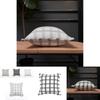Pillowcase Only Modern Minimalist Soft Polyester Cotton Grid Pattern Pillow Cover For Couch Living Room Bedroom