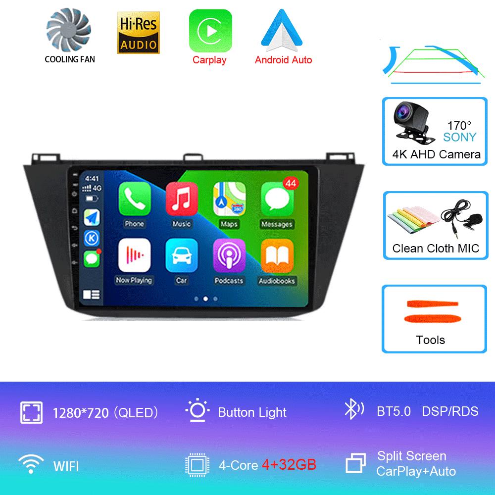 

Автомагнитола Android 14 Carplay Auto Для Volkswagen Tiguan 2 Mk 2016 2017 2018 2019 Мультимедийный Видеоплеер Навигация GPS Стерео