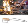 Stainless Steel Barbecue   Pit Tongs, with Extended Charcoal Handle, Multifunctional Outdoor Grill  place Tool
