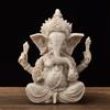 Mingze Kunstharz Sandstein Ganesh Ornament - Elefantengott Wohnkultur Geschenk