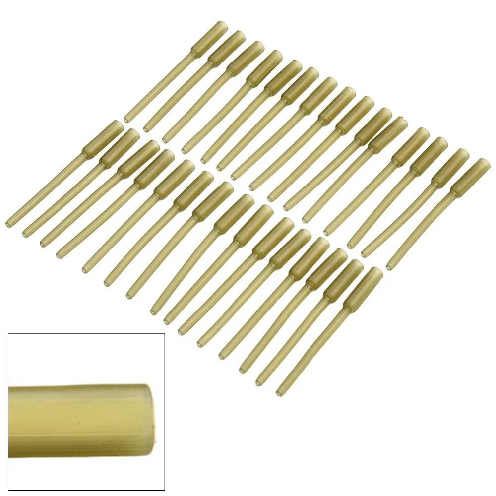 50pcs European Style Fishing Inline Lead Insert Tip Tube Fishing Tube End Tackle Outdoor Camping