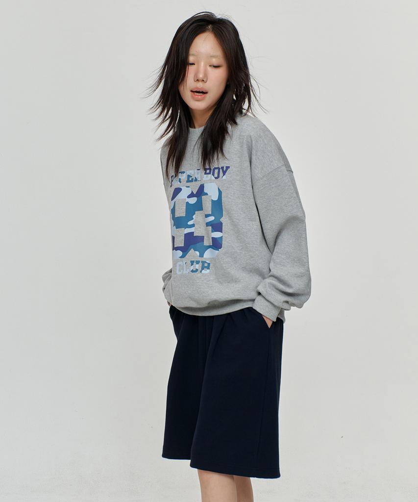 PAPERBOY Camo 83 Sweatshirt - Cream
