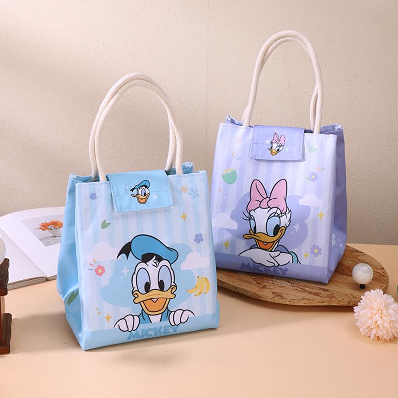 Disney Mickey Serie Geïsoleerde Cartoon Tas Draagbare Lunchtas voor School – Leuke Verdikte Thermische Tas voor Kamperen