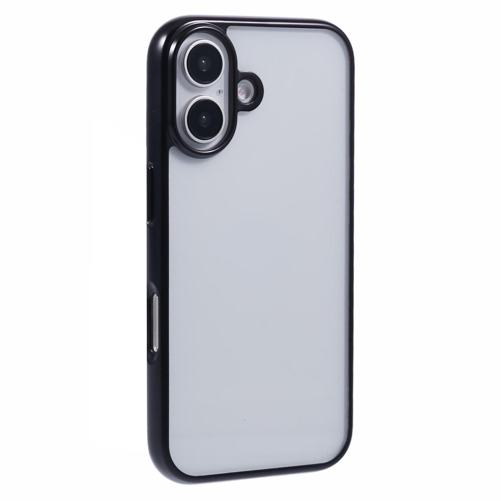 

KIGC Ice Silk Series For iPhone 16 Case TPU+PC Electroplating Phone Cover A