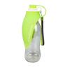 580 ml Tragbare Haustier Hund Wasser Flasche Weiche Silikon Blatt Design Reise Hund Schüssel Für Welpen Katze Trinken Outdoor Haustier wasser Spender