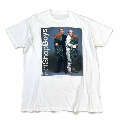 Retro-Stil Rosen Pet Shop Boys Hemd Weiß Unisex Größe S-5XL SE169 Unisex T-Shirt