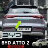 Per BYD Atto 2 Guida a Destra Paraurti Anteriore Logo Nero Emblema Posteriore Adesivo Personalizzato Speciale Auto