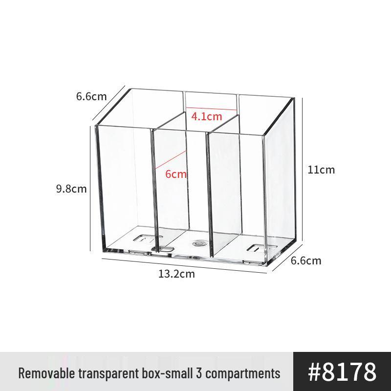 Armoire Miroir de Salle de Bain en Acrylique & Étagère Organisateur de Cosmétiques