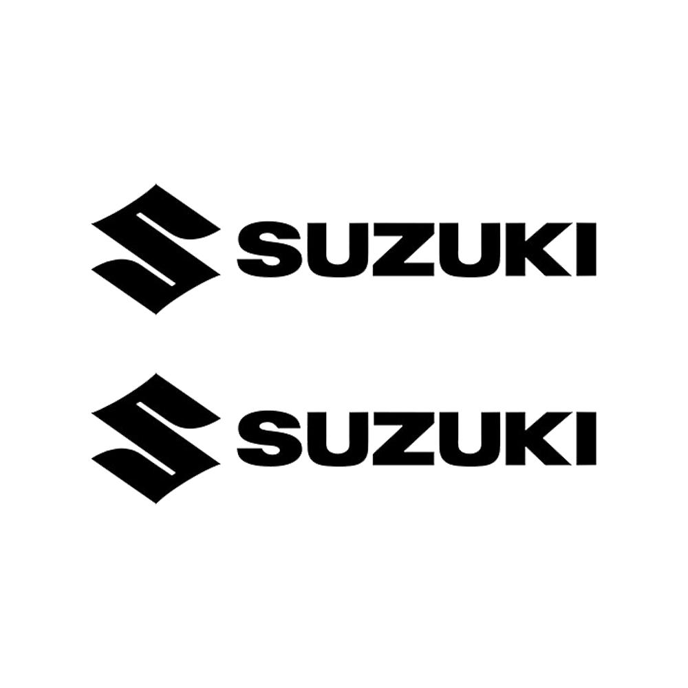 2PCS PVC Car Body Emblem Stickers Window Door Decor Decals For Suzuki Grand Vitara Swift Jimny Baleno SX4 Alto Auto Accessories