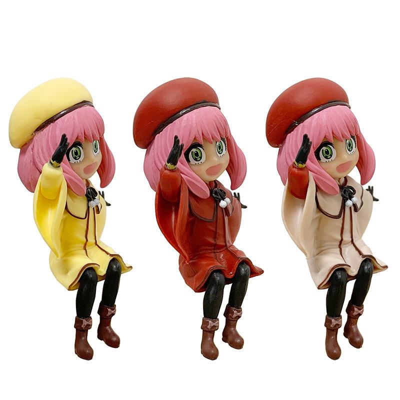 Anime Spy X Family Anya Forger Figure Cute SpyxFamily PVC Action Figure Collection Model Doll Toy Figurine For Kid Birthday Gift